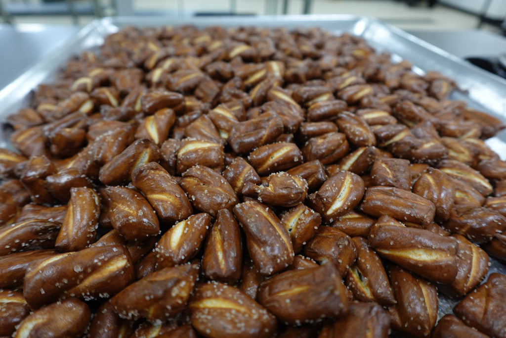 Hard Sourdough Pretzels